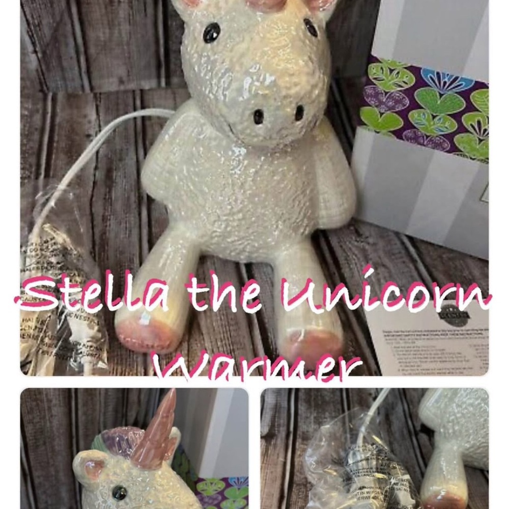 Scentsy Stella the Unicorn Warmer - White and Pink